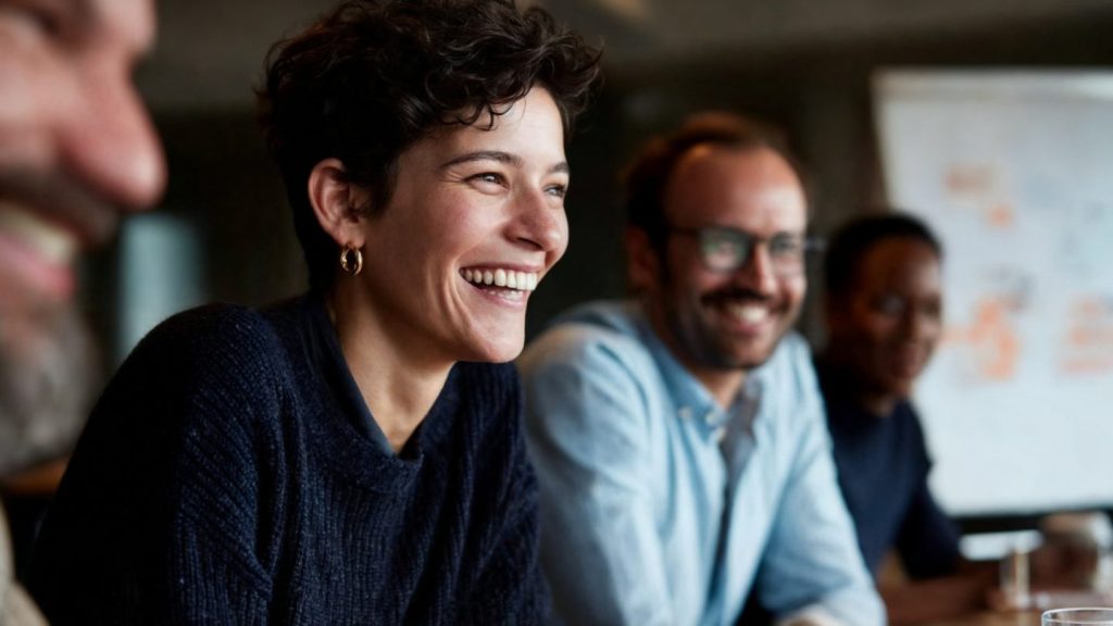 Successful team at work