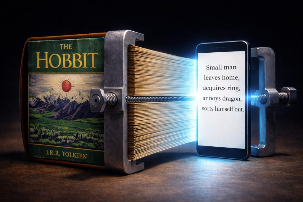 Not all books should be summarised (and my AI agrees)