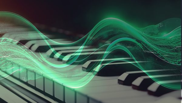 AI waves over Grand Piano