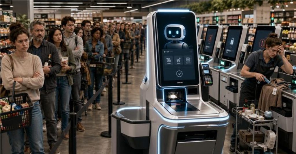 What are humans for now? Part 2: the self-checkout economy