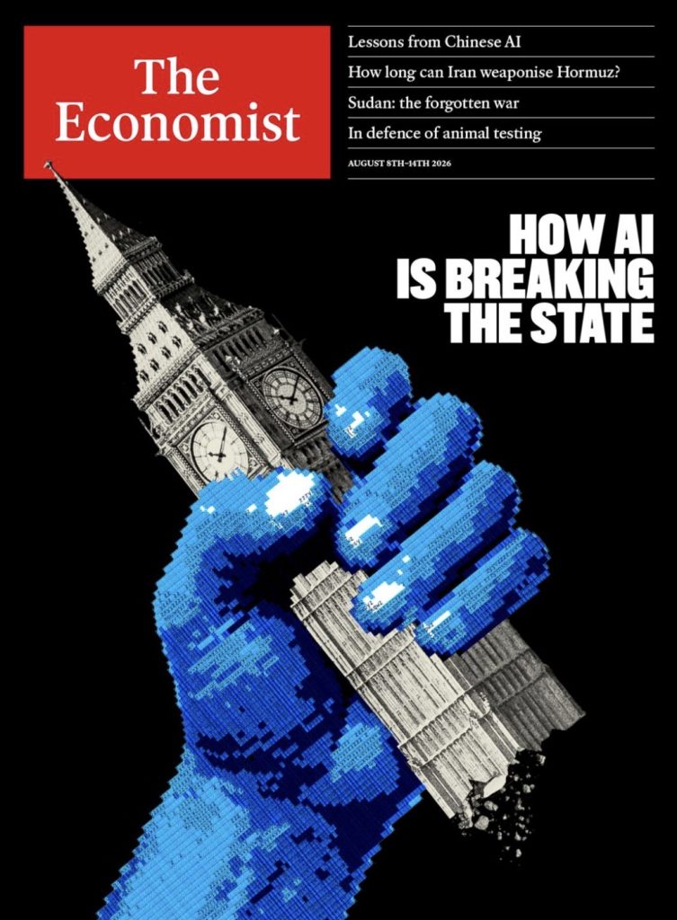 The Economist cover on How AI is breaking the State