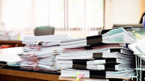 Pile of complaints letters